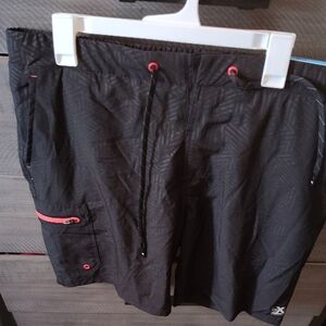 ZeroXposur Black Men's Swim Trunks